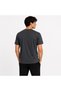 Men's T-Shirt Anthracite Regular Fit Crew Neck Cotton 30/1 Single Jersey Fabric - 3