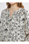 Lcw Grace Beige Collared Floral Blouse - 3