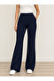 Elastic Waist Flared Trousers - 2