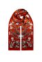 Almond Blossom Pattern Silk Table Scarf Dg9953-9