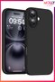 Black Liquid Inside Velvet Matte Silicone Case for iPhone 17 - 3
