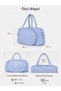 Parachute Fabric Tennis Bag with Racket Compartment, Padel Bag, Sports Bag and Tennis Bag, Blue Color Sports Bag, Tennis Bag, Tennis Sock Gift - 6