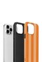 iPhone 12 Pro Vorian Double Layer Case Orange Cream Stripe - 3