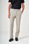 Beige Side Pocket Filafil Pattern Comfort Fit Flexible Trousers 1003260153 - 3