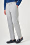 Gray Side Pocket Filafil Pattern Comfort Fit Flexible Trousers 1003260153 - 2