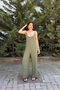 Women's Comfortable, Loose, Lightweight Summer Jumpsuit with Shoulder Accessories
