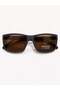 Summit Polarized Square Sunglasses for Men & Women, Matte Dark Brown Frame with Brown TAC Polarized UV400 Lenses - 2