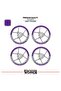 Cfmoto 450Sr Wheel Rim Strip – Half Rim Covering & 450Sr Lettering Sticker Set - 2