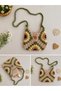 Hand Knitted Sunflower Girl's Shoulder Bag - 2