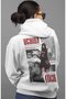 Itachi Uchiha Naruto Anime Back Printed Unisex Oversize Combed Cotton Hoodie - 3