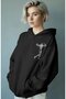 Work Hard Arnold Fitness Gym Bodybuilding Athlete Back Printed Unisex Oversize Combed Cotton Hoodie - 2