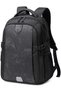 Golden Wolf Slim Laptop Backpack Water Resistant Daypack with Headphone Jack for Business Casual Travel College for Men Women, GB00433, Black