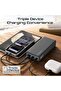 Bolt-20PD+ 20000mAh Power Bank 35W USB-C PD Fast Charging (Black) Triple Device Charging, LED Battery Display, In-Flight Approved, 22.5W USB-A Output, ABS+PC Construction - 5