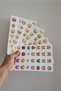 280 Pieces Emoji Sticker Set (26mm) - Emotion and Facial Expression Stickers |   Office & Student & Teacher Project & Agenda Sticker - 3