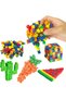 Sticky Cubes 150Pcs Sticky Cube Set for Girls and Boys in 6 Primary and Secondary Colors Great for endless crafting possibilities perfect for gifting.