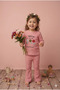 Baby Girl & Child Floral Embroidered 2-Piece Top and Bottom Set