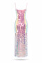 Sequin Dress with Rope Straps - 2
