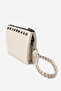 010A Real Leather Women's Strap Wallet Bag Cream - 5