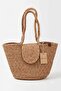 Straw Beach Bag Handmade Bohemian Summer Shoulder Bag for Women - 2