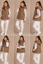 Girl's Removable Hooded Seasonal Inflatable Vest - 5