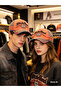 Men Women Retro Street Hat Double Color Block Design Adjustable Distressed Festival & Daily Hat - 4