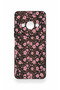 Redmi A3 Compatible Mini Pink Flower Pattern Silicone Case - 2