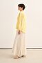 Women's Brode Floral Gathered Collar Blouse Yellow - 4