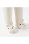 100% Organic Cotton Unisex Baby Pants with Booties, Lamb Patterned Newborn Bottoms - 6