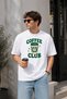 Premium Coffee Club Printed Oversize Unisex T-Shirt 100% Cotton White Coffee Themed Streetwear T-Shirt - 2