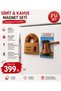 Simit kahve magnet seti 2li - 2