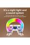 LED Gaming RGB Night Light with Bluetooth Speaker, Wireless Charging Pad, FM Radio & Alarm Clock – Multifunction LED Digital Bedside Lamp for Bedroom, Gaming Room & Office Desk - 4