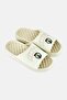 Men Boston Celtics Tonal Pop Slip On Slides, Off White - 2