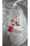Girl's Pastel Mini Hair Clips with Buckle and Cream Heart Figured Pearl Detail, Set of 5 - 2