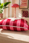 Punch Embroidered Throw Pillow Cover - 43*43 cm - Pink Letter C - Pnk001 - 3