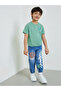 Boys Green Sports Graphic Oversized Fit T-Shirt - 2