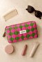 Makeup Bag Quilted Organizer - Travel Cosmetic Organizer Zippered Multi-Purpose Women's Bag 20X10X7 cm - 6
