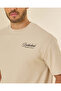 Men Grey Terry Drop Shoulder Printed T-Shirt - 4