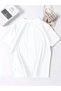 Women's White Cherry Printed Oversize T-Shirt - 2