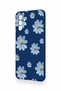 Samsung A04S Compatible Blue Daisy Patterned Silicone Case - 4