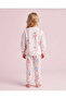 Girls White Ballerina All Over Print Pyjama Set - 4