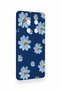 Honor Magic 7 Lite 5g Compatible Blue Daisy Pattern Silicone Case - 3