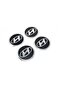 Rim Hub Rigging Hyundai Aluminum 60mm. Set of 4 Black
