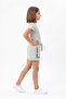 Girls' Printed Cotton Basic Shorts with Elastic Tie-Detail and Tie Closure 22084 - 3