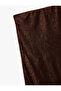 Balık Form Slim Fit Textured Satin Midi Skirt - 5