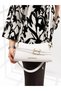 Women's Hand and Shoulder Bag with Zippered Compartments - 4