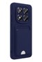 Ilkestor Redmi Note 15 Pro 5g Kelvin Silicone with Business Card Holder (203031) - Navy Blue - 2