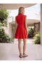 Trendlucky Waist-Slit Pleated Mini Shirt Dress - 4