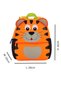 Toddler Backpack for Little Kids Water Resistance Kindergarten Preschool Cute Animal Cartoon Backpacks for Boys and Girls, Tiger - 5