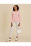 Senior Girls Pink Printed Sweatshirt - 2