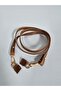 Square Double Handle Trop Adjustable Hanger Set - Tan - 4